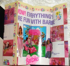 ORIGINAL More Fun With Barbie doll two sided poster paper phamplet photos Mattel - £7.96 GBP