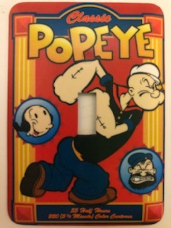 Primary image for Popeye Metal Switch Plate Cartoons