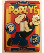 Popeye Metal Switch Plate Cartoons - £7.24 GBP