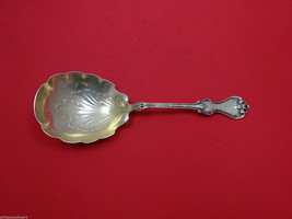 Duke of York by Whiting Sterling Silver Berry Spoon 8 3/4&quot; Serving Silverware - £125.82 GBP