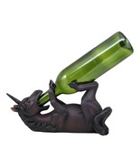 Ebros Elixir of Doom Macabre Black Unicorn Wine Holder Figurine Kitchen ... - $638.19 MXN