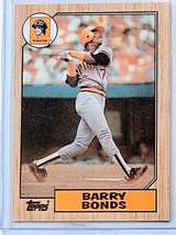 1987 Topps Barry Bonds Rookie Baseball Trading Card TPTV - £27.40 GBP