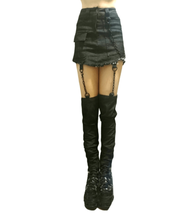 Dolls Kill Darker Wavs Goth Emo Dark Wave Chained Mini Skirt XS - $40.00