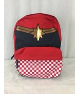 Vans off the wall Captain Marvel black red school backpack book bag New ... - £23.65 GBP