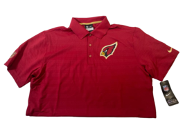 Nike Men s Arizona Cardinals Champ Drive Short Sleeve Polo T-Shirt, Red, Small - £31.64 GBP