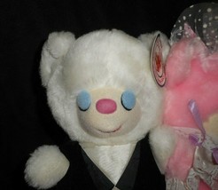 Vintage California Stuffed Toys Wedding Party Pair Teddy Bear Animal Plush Toy - £37.16 GBP
