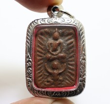 Lp Parn Pim Boran Song Krut Buddha On Garuda Thai Rare Amulet Lucky Rich Pendant - £66.16 GBP