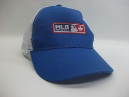 MLB Network Hat Toronto Blue Jays Baseball Blue White Snapback Trucker Cap - £15.43 GBP