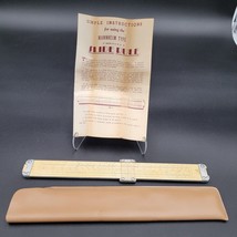Vintage Pickett All Metal Slide Rule Model 902 Simplex Trig w/Case & Instruction - $19.79