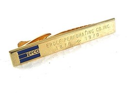 1870 - 1970 ERDLE PERFORATING CO. INC. Tie Clasp By HICKOK USA 7717 - £113.41 GBP