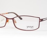 Yana De BoDe Design 2013 76 Vino Claret ÚNICO RARO GAFAS 52-18-135 (NOTAS) - $59.64