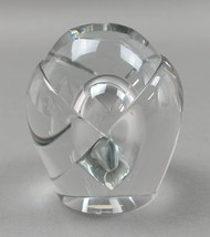 Rosenthal Germany Studio-Line Vintage MCM Controlled Bubble Glass Paperweight - £73.12 GBP