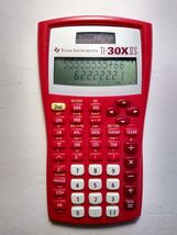Texas Instruments TI-30X IIS Scientific Calculator Red Vintage Two-Line - $20.24