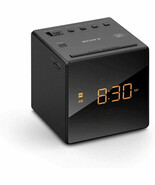 Sony ICF-C1 Desktop Alarm Clock AM FM Radio Black Sony ICFC1 - $409.03 MXN