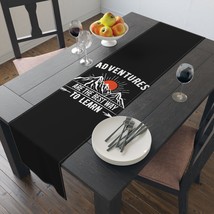 Adventure Inspired Inspiring Quote Table Runner, Cotton or Polyester, &quot;A... - $36.05+