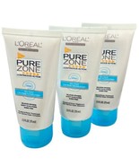 3 L&#39;Oreal PURE ZONE Continuous Action OIL-FREE Skin Relief Moisturizer 2... - $19.20