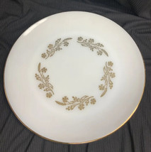 VTG FEDERAL MILK GLASS MEADOW GOLD SERVING PLATTER 11” - £10.19 GBP