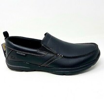 Skechers Harper Forde Black Relaxed Fit Mens Slip On Shoes Loafers - $59.95