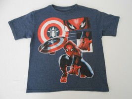 Marvel Medium 8 Spider-Man Short Sleeve T-Shirt Blue Boy's - $4.25