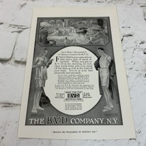 Vintage 1917 Advertising Art Print Ad The B.V.D. Company N.Y. Best Retail Trade - £7.62 GBP