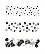 Black White and Silver Value Sparkle Confetti Party Supplies Table Decor... - $5.82 CAD