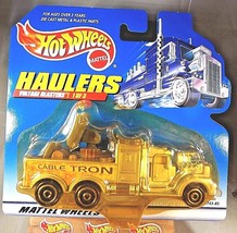 1999 Hot Wheels Haulers Voltage Blasters CABLE TRON Signal Truck Gray/Chrome - £11.40 GBP