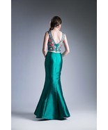 2-Piece Mermaid Gown w/ Flower Applique - £47.08 GBP
