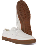 TIMBERLAND MEN&#39;S UNION WHARF BOAT SHOES IN WHITE CANVAS A5ZDN ALL SIZES - $96.02 CAD