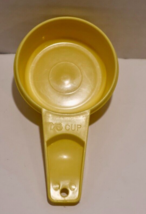Tupperware 1/3 Measuring Cup Yellow Replacement Vintage 765-5 - £6.35 GBP