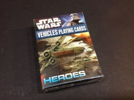 Cartamundi 2011 Star Wars Vehicles Playing Cards Heroes - 1 Deck NEW Unopened - £7.46 GBP