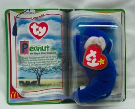 Mc Donald&#39;s Ty Legends P EAN Ut Blue Elephant 5&quot; Teenie Beanie Toy 2000 New - £19.73 GBP