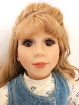 1997 My Twinn Doll 23 In Blonde Brown Eyes White Cloth Body Denver - £63.29 GBP