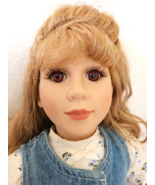 1997 My Twinn Doll 23 In Blonde Brown Eyes White Cloth Body Denver - £62.04 GBP