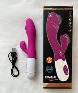 Rabbit Vibrator G-Spot Dildo Vibe Waterproof Massager Sex Toys For Women... - $25.31 CAD