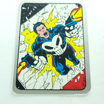 Marvel Punisher Vending Machine Sticker Shiny 1990&#39;s Vintage NEW - €16,99 EUR