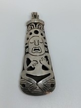 Vintage Sterling Silver 925 Mexico Carsi Aztec Pendant - £62.90 GBP