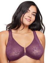 Glamorise Women&#39;s Plus Size Lacey T-Back Wonderwire Bra Underwire #9246 40DD US - £18.68 GBP