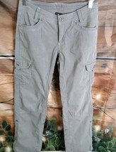 Kuhl Women&#39;s Legendary Pants Sz 6R Green Cargo Hiking Snap Pockets Strai... - $26.72