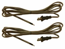 Royal Designs, Inc CO-5001-BR/GL-8-2 Lamp Cord with Molded Plug, Strippe... - £23.86 GBP