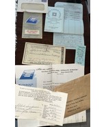 1944 Personal Finance Co Passbook Register Check Stubs Receipts Envelope... - £19.10 GBP