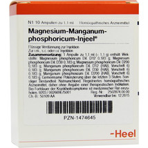 Magnesium Manganum phosphoricum Injeel Ampoules 10 pcs - £76.12 GBP