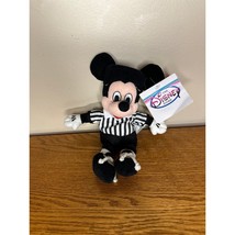 Disney Store Mickey Mouse Plush Soft Toy Collectable Bean Bag Referee tags - $9.50