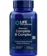 Life Extension BioActive Complete B-Complex Energy Brain Cellular  01-2027 - $14.45