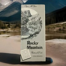 Rocky Mountain National Park Vintage Travel Brochure Booklet Fold Out - £9.51 GBP