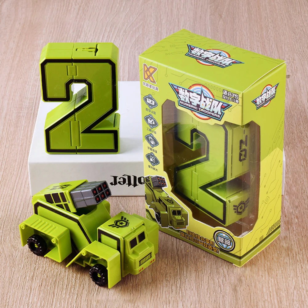 Number Deformation Toy Cultivate Creativity Blocks Assembling Toy Assembling - £13.78 GBP+
