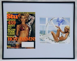 Kelly Carlson Signed Framed 16x20 Photo + Stuff Magazine Set JSA Nip Tuck - £98.62 GBP