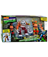 Teenage Mutant Ninja Turtles Nickelodeon Mutations Mikey, Dogpound &amp; Rap... - $79.99