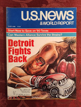 U S NEWS World Report Magazine June 9 1980 Detroit Fights Back! - £11.25 GBP
