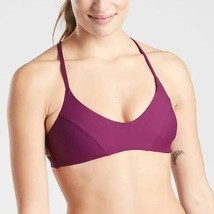 Athleta Tie-Back Triangle Bikini Top Velvet Plum Size XS - $29.00