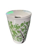 Tea Forte Kati Ceramic Steeping Cup with Lid and NO INFUSER Green Tree - £8.99 GBP
